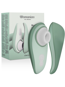 WOMANIZER - LIBERTY 2 STIMOLATORE CLITORIDEO E ASPIRAZIONE VERDE CHIAR