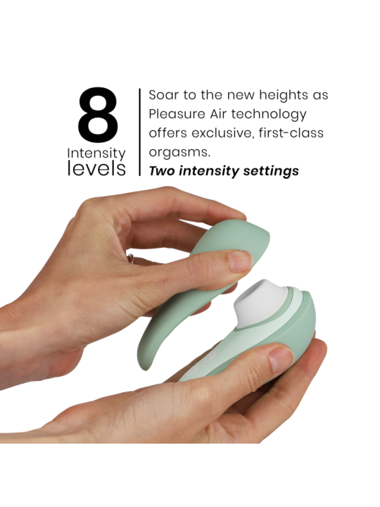 WOMANIZER - LIBERTY 2 CLITORIS STIMULATOR & ZUIG LICHTGROEN