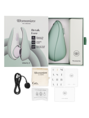 WOMANIZER - LIBERTY 2 KLITORISSTIMULATOR & SAUGGERÄT HELLGRÜN