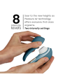 WOMANIZER - LIBERTY 2 CLITORIS STIMULATOR & ZUIG BLAUW