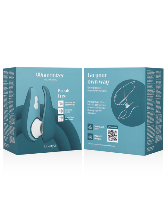 WOMANIZER - LIBERTY 2 CLITORIS STIMULATOR & SUCTION BLUE