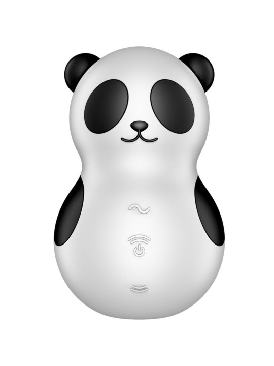 SATISFYER - POCKET PANDA STIMULATOR & VIBRATOR SCHWARZ WEISS