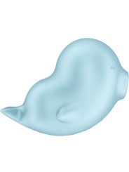 SATISFYER - SASSY SEAL STIMULATOR & VIBRATOR BLUE
