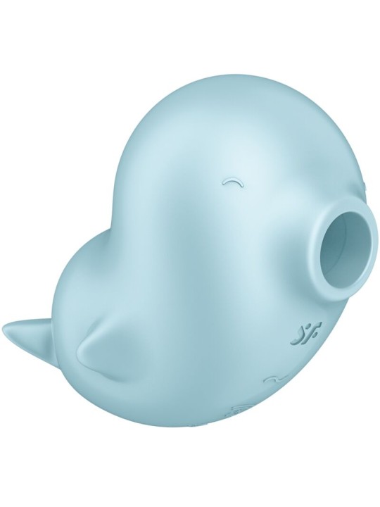 SATISFYER - SASSY SEAL STIMULATOR & VIBRATOR BLUE