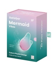 SATISFYER - MERMAID VIBES STIMULATEUR & VIBRATEUR MENTHE ET ROSE