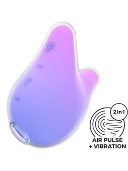 SATISFYER - MERMAID VIBES STIMULATOR & VIBRATOR VIOLET EN ROZE