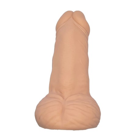 DIABLO PICANTE - BRINQUEDO ANTI-STRESS EM FORMATO DE PÊNIS COR DE CARN