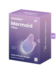 SATISFYER - MERMAID VIBES STIMULATOR & VIBRATOR VIOLET AND PINK