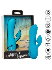 CALEXOTICS - SUNSET BEACH SEDUCER VIBRATORE E STIMOLATORE 10 FUNZIONI 