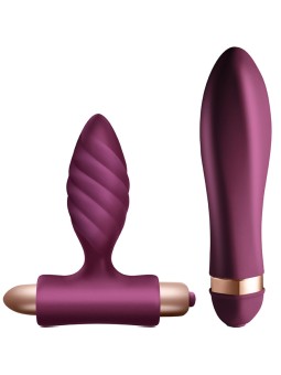 CLIMAXIMUM - KIT DESIRE VIBRADOR TORCIDO + PLUG ANAL