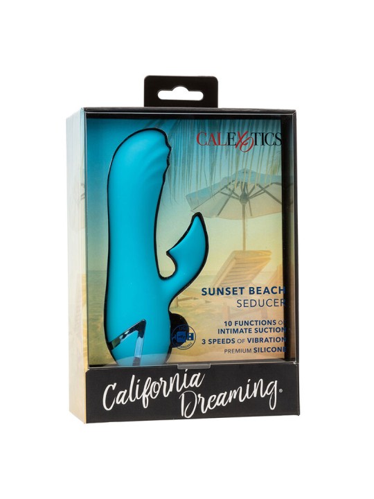 CALEXOTICS - SUNSET BEACH SEDUCER VIBRATOR & STIMULATOR 10 FUNKTIONEN 