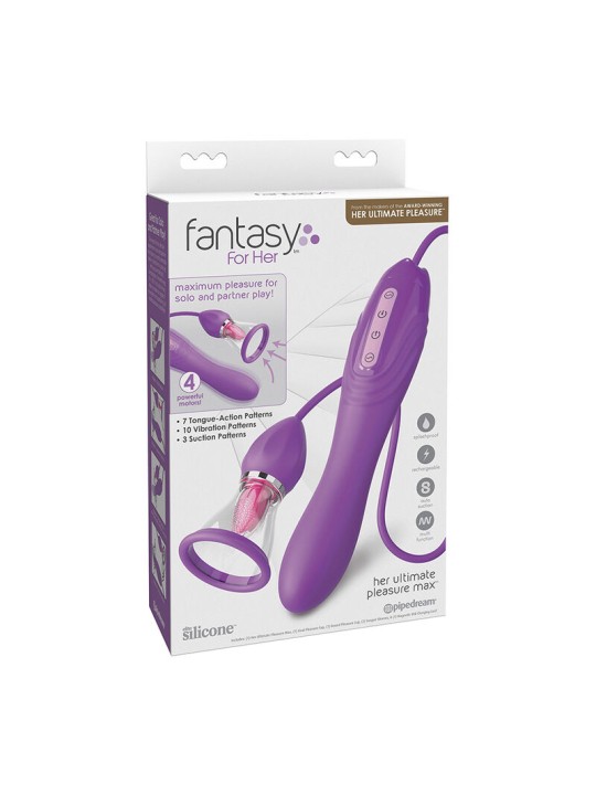 FANTASY FOR HER - ULTIMATE PLEASURE MAX SAUGSCHLAUCH MIT STIMULIERENDE