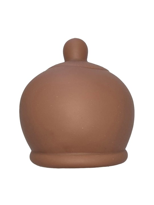 DIABLO PICANTE - BRINQUEDO ANTI-STRESS EM FORMATO DE SEIO MARROM