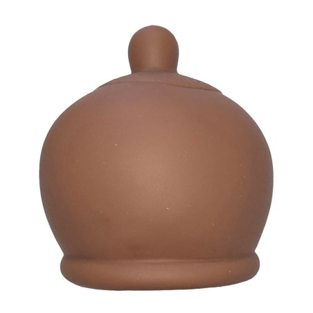 DIABLO PICANTE - BRINQUEDO ANTI-STRESS EM FORMATO DE SEIO MARROM