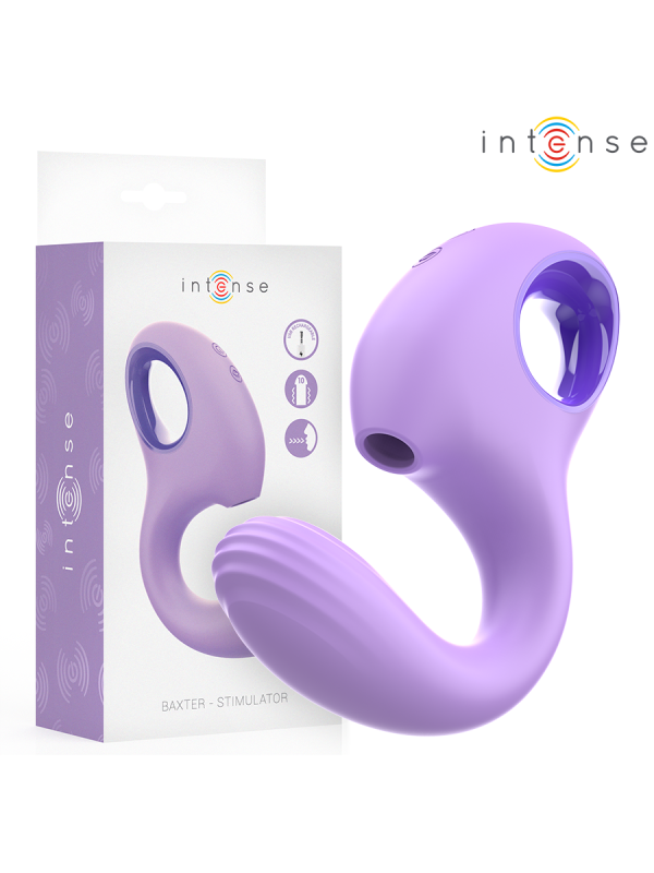 INTENSE - BAXTER VIBRADOR & ESTIMULADOR VIOLETA
