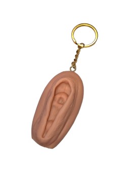 DIABLO PICANTE - CHAVEIRO VAGINA TOM CLARO