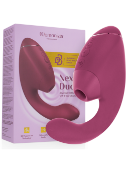 WOMANIZER - DUO NEXT DUAL CLITORAL & G-SPOT STIMULATOR DUSKY PINK