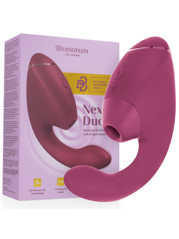 WOMANIZER - DUO NEXT DUAL CLITORAL & G-SPOT STIMULATOR DUSKY PINK