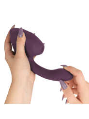 WOMANIZER - DUO NEXT Estimulador Duplo de Clitóris e Ponto G Roxo Escu