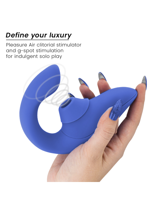 WOMANIZER - VIBRADOR ESTIMULADOR BLEND RABBIT AZUL VIBRANTE