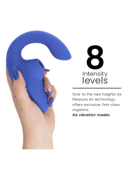 WOMANIZER - BLEND RABBIT VIBRATOR STIMULATOR VIBRANT BLUE