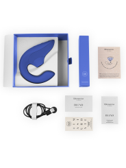WOMANIZER - BLEND RABBIT VIBRATOR STIMULATOR VIBRANT BLUE