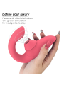 WOMANIZER - BLEND RABBIT VIBRATOR STIMULATOR VIBRANT ROSE