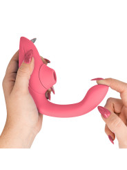WOMANIZER - BLEND RABBIT VIBRATOR STIMULATOR VIBRANT ROSE