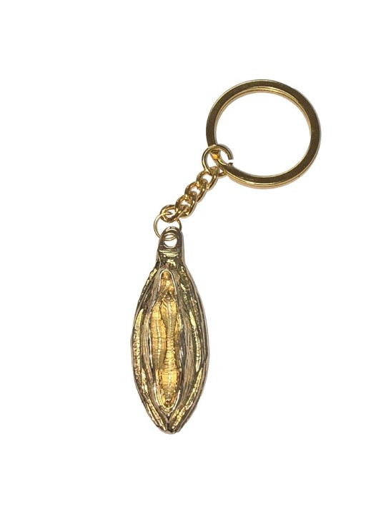 DIABLO PICANTE - METALL-SCHLÜSSELANHÄNGER MIT GOLDENEN LIPPEN