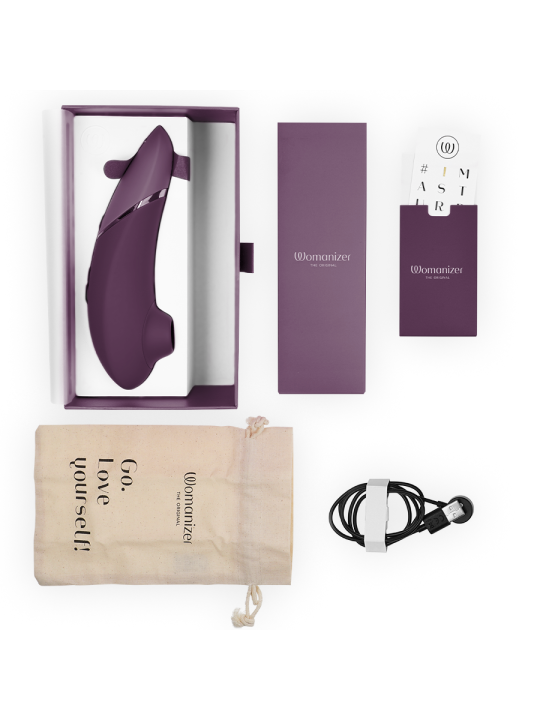 WOMANIZER - PRÓXIMO ESTIMULADOR CLITORIAL ROXO ESCURO