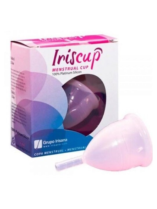 IRISCUP - LARGE PINK MONTH CUP + FREE STERILIZER BAG