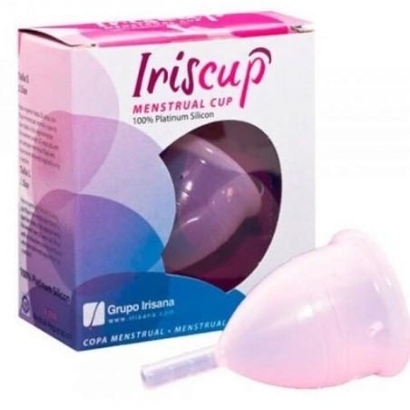 IRISCUP - GROTE ROZE MENSTRUATIECUP + GRATIS STERILISATORTAS