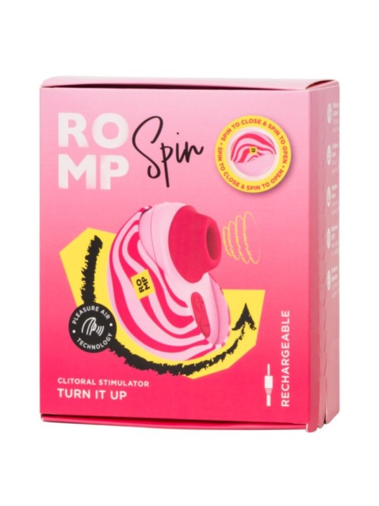ROMP - SPIN CLITORAL SUCTION ANTITUDE COM ABERTURA E FECHAMENTO ROTATI