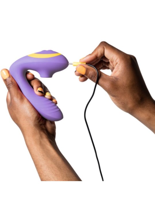 ROMP - REVERB G-SPOT STIMULATOR AND CLITORAL SUCTION DEVICE PURPLE