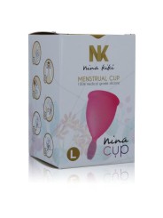 NINA KIKÍ - COPO MENSTRUAL ROSA - TAMANHO L