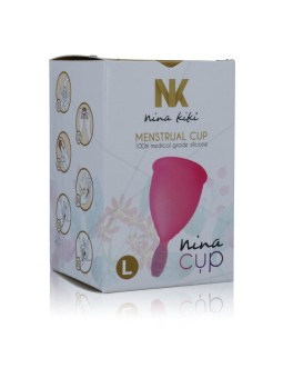 NINA KIKÍ - COPO MENSTRUAL ROSA - TAMANHO L