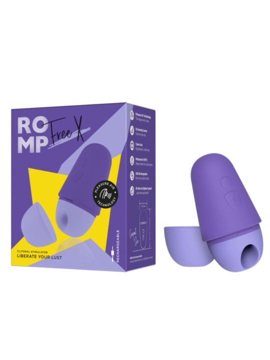 ROMP - STIMULATEUR CLITORIAL GRATUIT AVEC COUVERCLE, 10 NIVEAUX, RECHA
