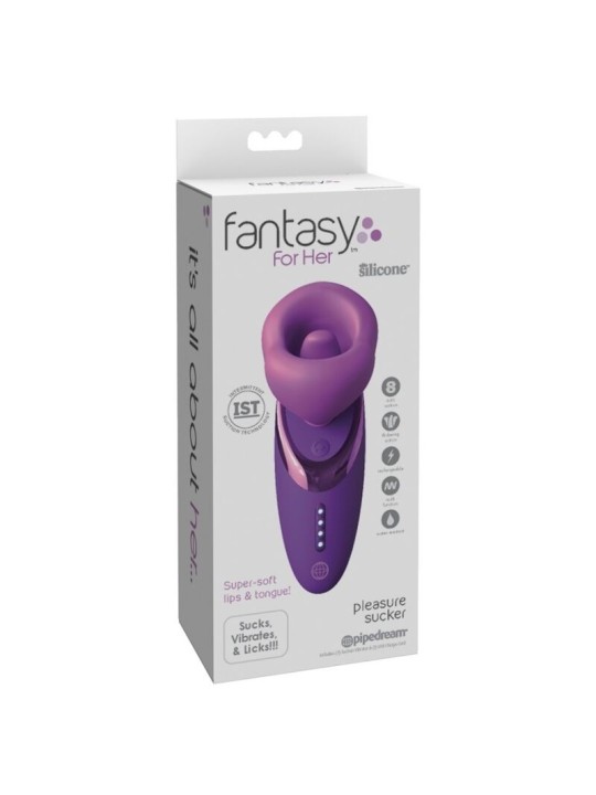 FANTASY FOR HER - PLEASURE SUCKER VIBRATOR PURPLE