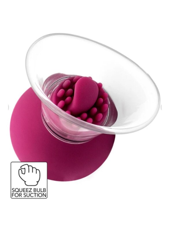 SHE.E.O - BOMBA VIBRATÓRIA E ROTATIVA PARA MAMILOS E CLITÓRIS