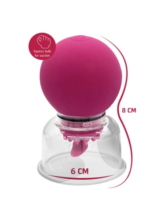 SHE.E.O - BOMBA VIBRATÓRIA E ROTATIVA PARA MAMILOS E CLITÓRIS