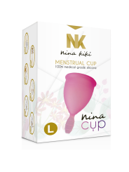 NINA KIKÍ - COPO MENSTRUAL ROSA - TAMANHO L