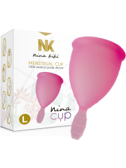 NINA KIKÍ - MENSTRUAL CUP ROSA - GRÖSSE L