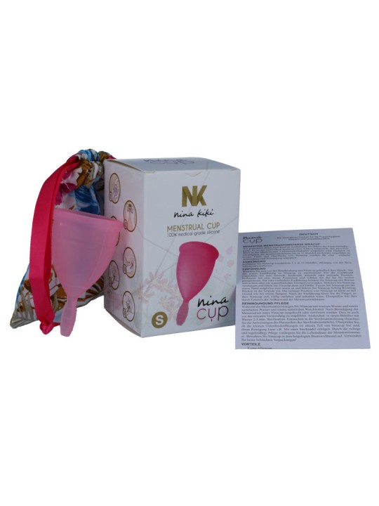 NINA KIKÍ - MENSTRUAL CUP PINK - SIZE S