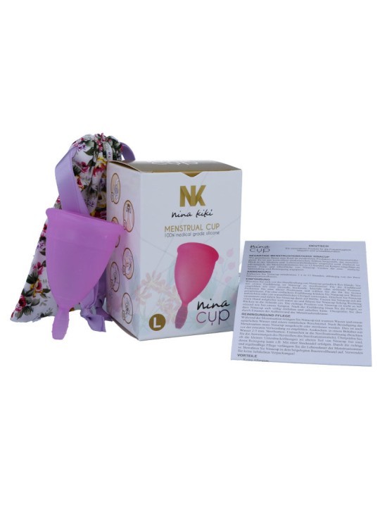 NINA KIKÍ - COPA MENSTRUAL LILA - TALLA L