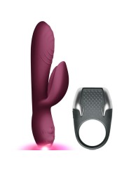 CLIMAXIMUM - KIT LAMOUR VIBRADOR COELHO + ANEL DE PÉNIS DE LED