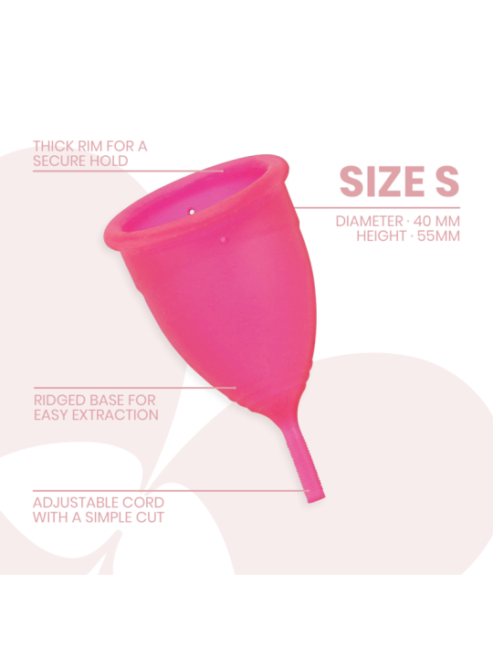 INTIMICHIC - MENSTRUAL CUP MEDIZINISCHES SILIKON - GRÖSSE S