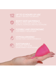 INTIMICHIC - MENSTRUAL CUP MEDIZINISCHES SILIKON - GRÖSSE S