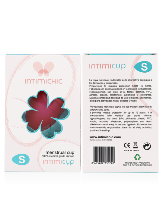INTIMICHIC - COUPE MENSTRUELLE EN SILICONE MÉDICALE - TAILLE S