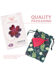 INTIMICHIC - MENSTRUAL CUP MEDICAL GRADE SILICONE - SIZE L