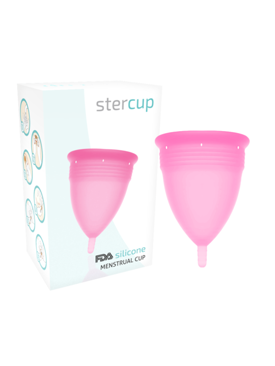 STERCUP - FDA SILIKON-MENSTRUALCUP ROSA - GRÖSSE L